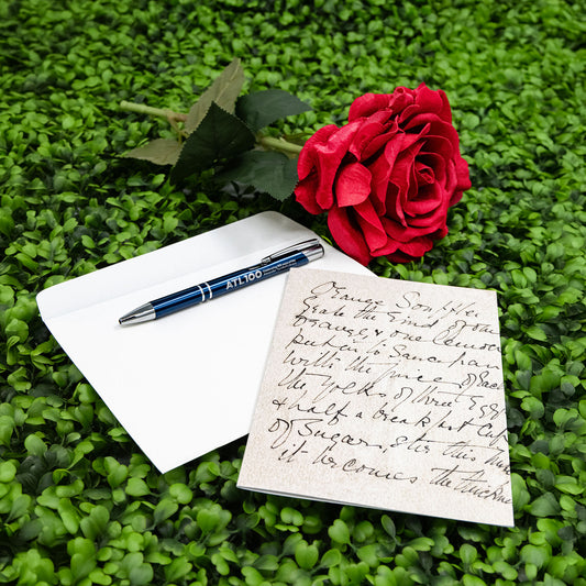 Katherine Mansfield Greeting Card - Katherine's recipe for orange souffle.