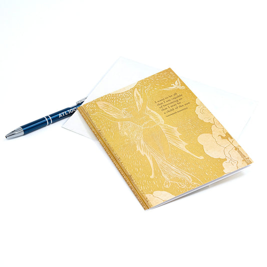 Katherine Mansfield Greeting Card - Yellow Fairy