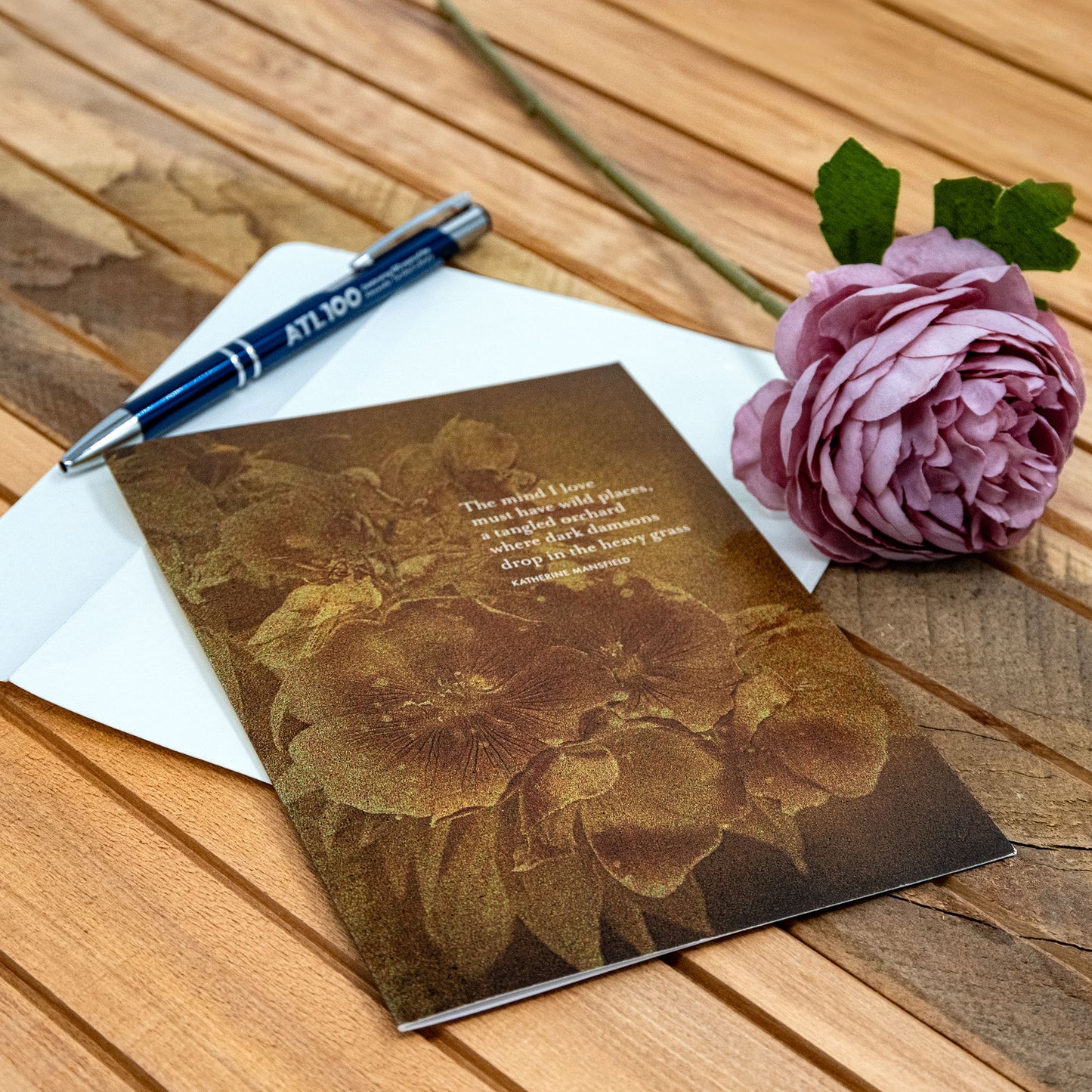 Katherine Mansfield Greeting Card - Hellebores