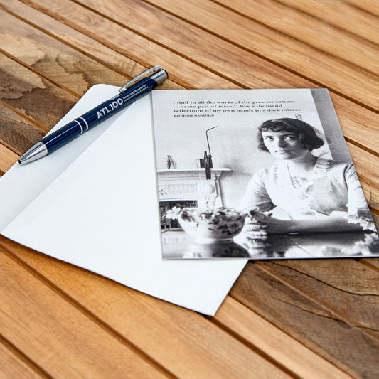 Katherine Mansfield Greeting Card - Portrait, 1913