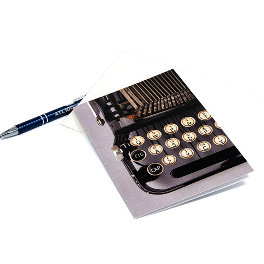 Katherine Mansfield Greeting Card - Corona 3 Typewriter