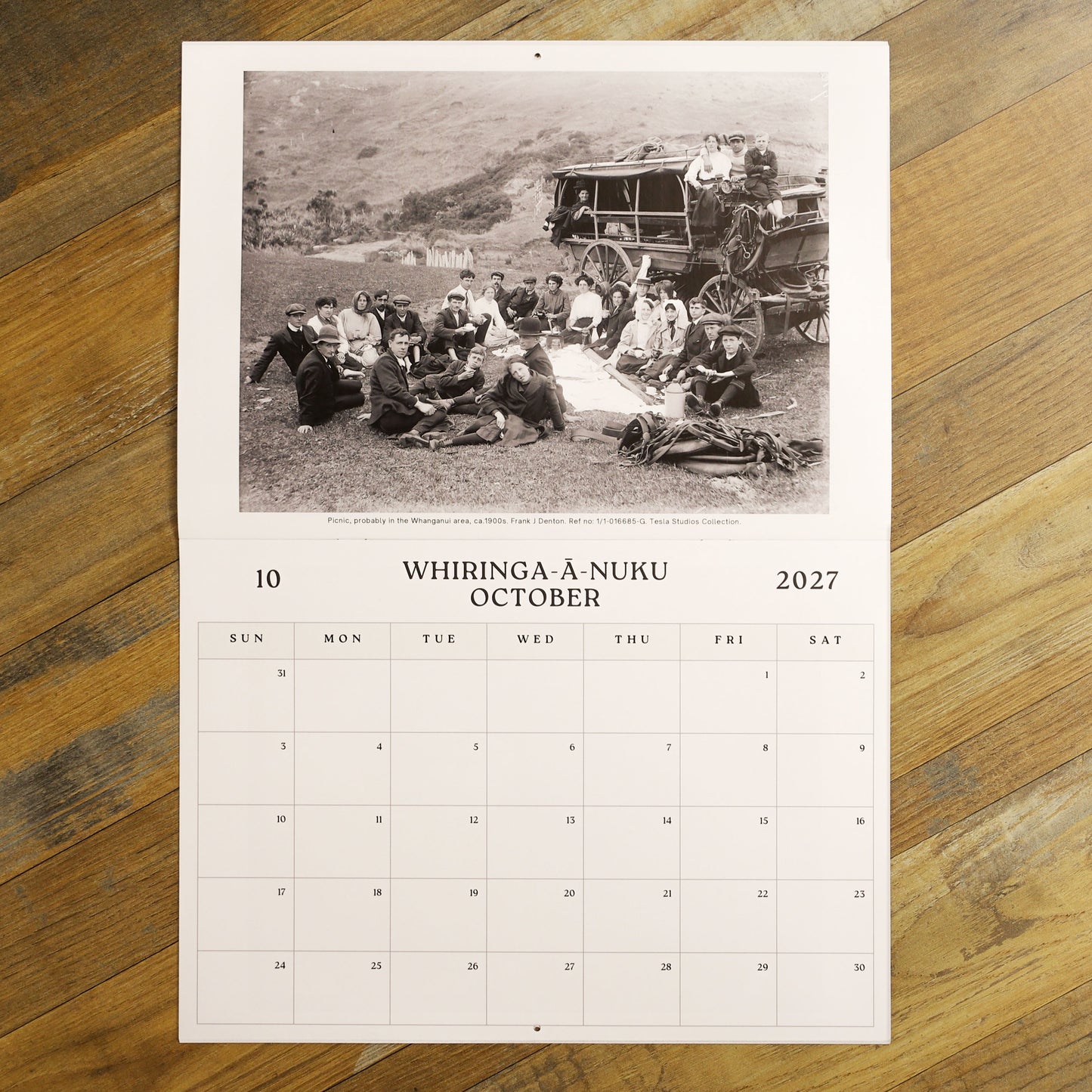 Friends of the Turnbull Library Calendar 2027 - Picnic Pleasures